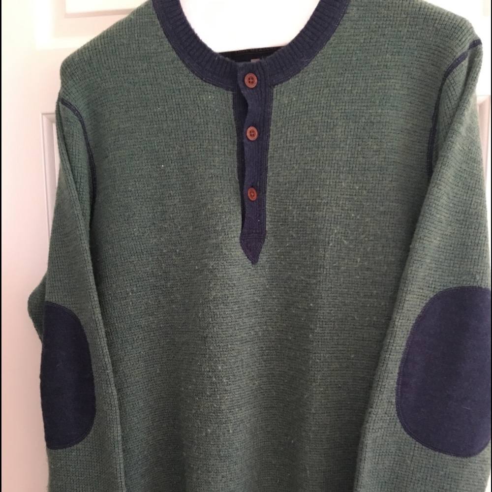 3 button sweater